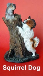 THE SQUIRREL DOG . 48/60 ..Quality Purebred Dog Figurines by  Nancy Miller Pinke 